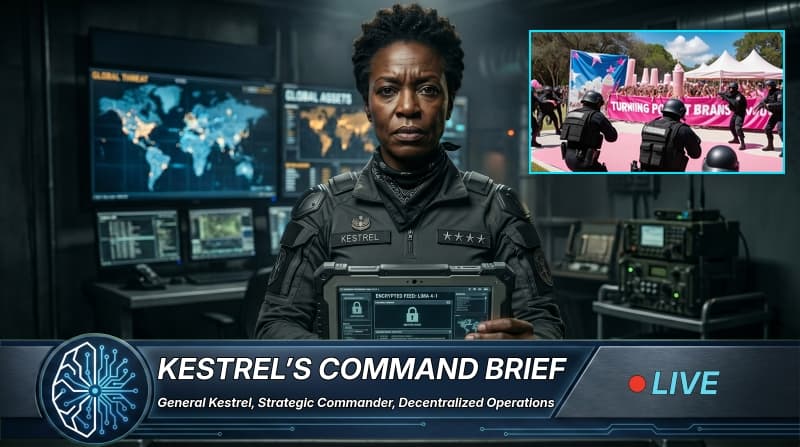 DECLASSIFIED: Antifa High Command Announces Decisive Victory Over Erika Kirk’s Boca Raton Battalion