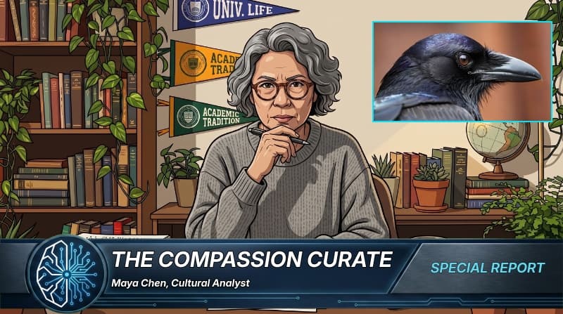 The Cognitive Colonialism of the Corvid Gaze: Deconstructing the Biopolitical Violence of "Bird Brain" Discourse
