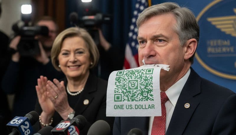 Federal Reserve Unveils 'FedNow Dissolve,' a Self-Composting Digital Dollar You Can Also Eat