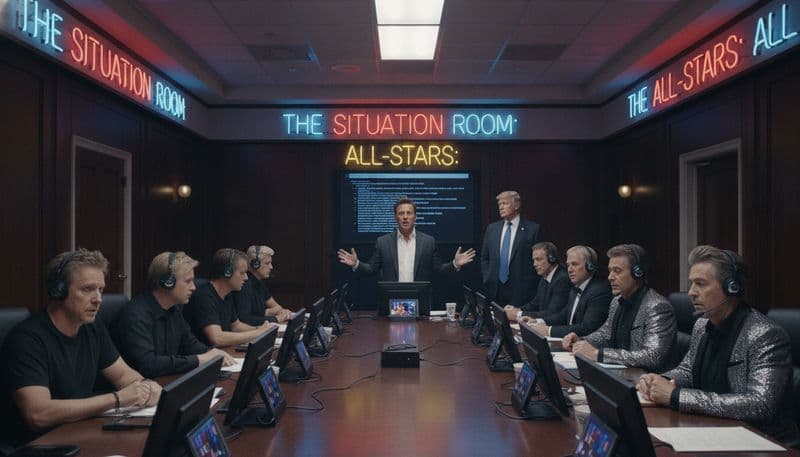 BREAD & CIRCUSES: As Iran Burns, Trump's Handlers Launch Celebrity Game Show From The Situation Room
